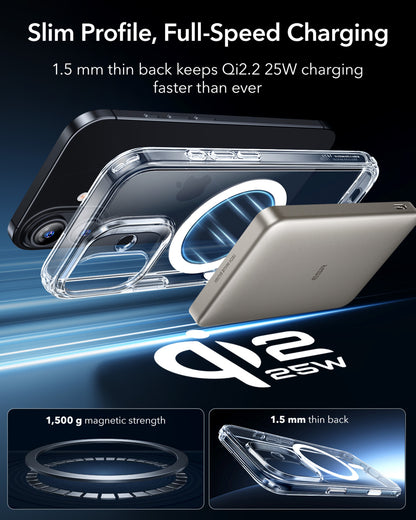 Esr iPhone 17 Classic Hybrid Magsafe Kılıf -Kamera Kontrol Buton
