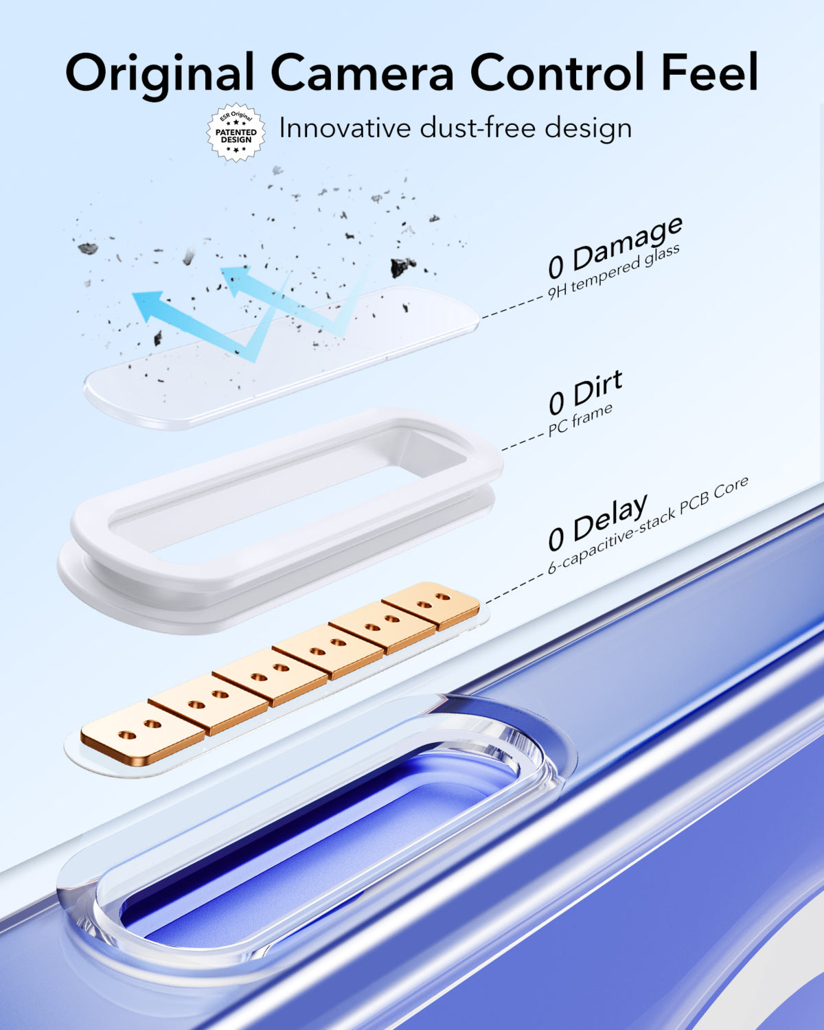 Esr Iphone 16 Plus Halolock Mag Safe Classic Hybrid Stantlı Silikon Kılıf Şeffaf - Kamera Kontrol Buton