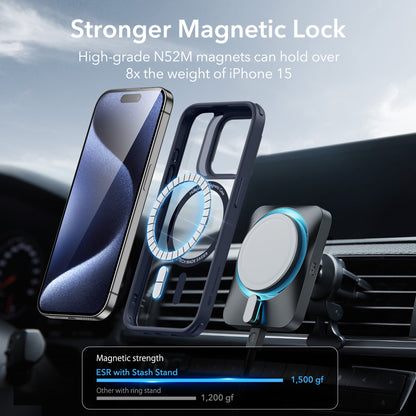 Esr Iphone 15 Pro Halolock Magsafe Classic Hybrid Silikon Kılıf Standlı