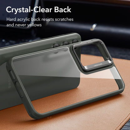 ESR Samsung S23 Plus Kılıf Kickstand Silikon - Şeffaf Yeşil