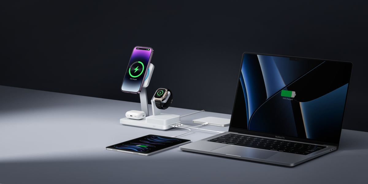 ESR 100W Şarj Standı 6 In 1 Magsafe ve Cryoboost - Beyaz