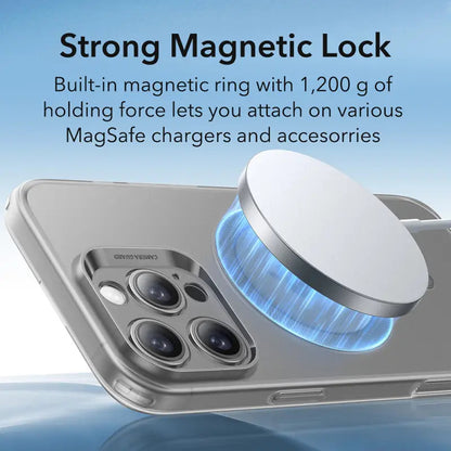 ESR Apple iPhone 16 Pro Kılıf Zero Halolock MagSafe Silikon - Buzlu Gri