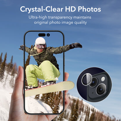 Esr iPhone 15/15 Plus Kamera Lens Koruyucu Mavi