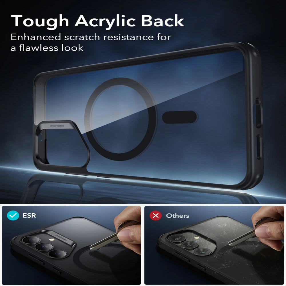 ESR Samsung S25 Plus için Halolock Magsafe Classic Hybrid silikon kılıf, dayanıklı ve şık koruma sağlar.