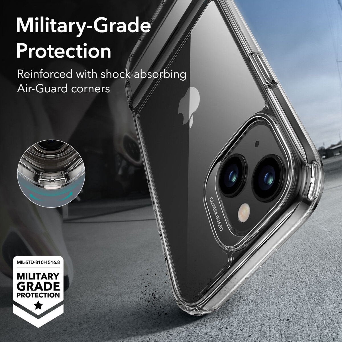 ESR Apple iPhone 15 Standlı Şeffaf Kılıf Air Slim Silikon