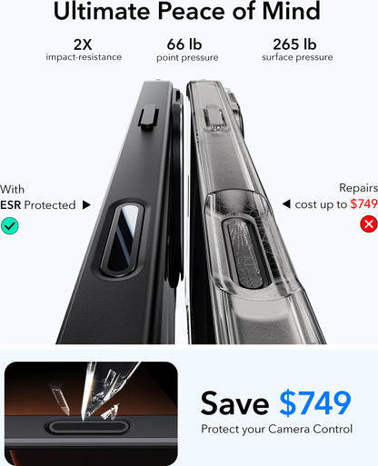 Esr Iphone 16 Halolock Mag Safe Classic Hybrid Stantlı Silikon Kılıf - Kamera Kontrol Buton