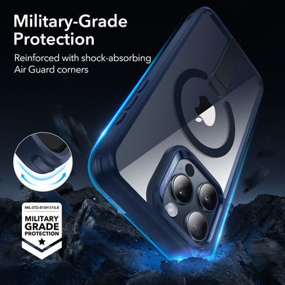 Esr Iphone 15 Pro Max Halolock Magsafe Boost Flick Standlı Kılıf Dark Blue