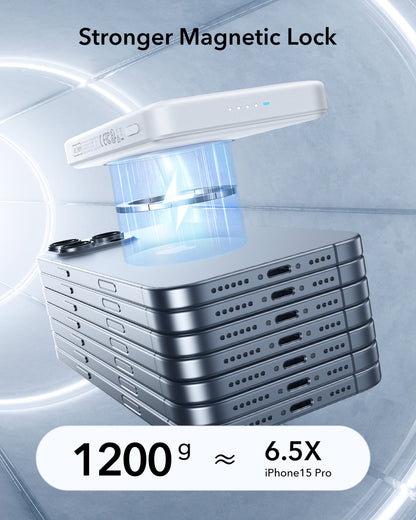 Esr Halolock Qi2 10.000 Mah Magsafe Digital Powerbank Beyaz