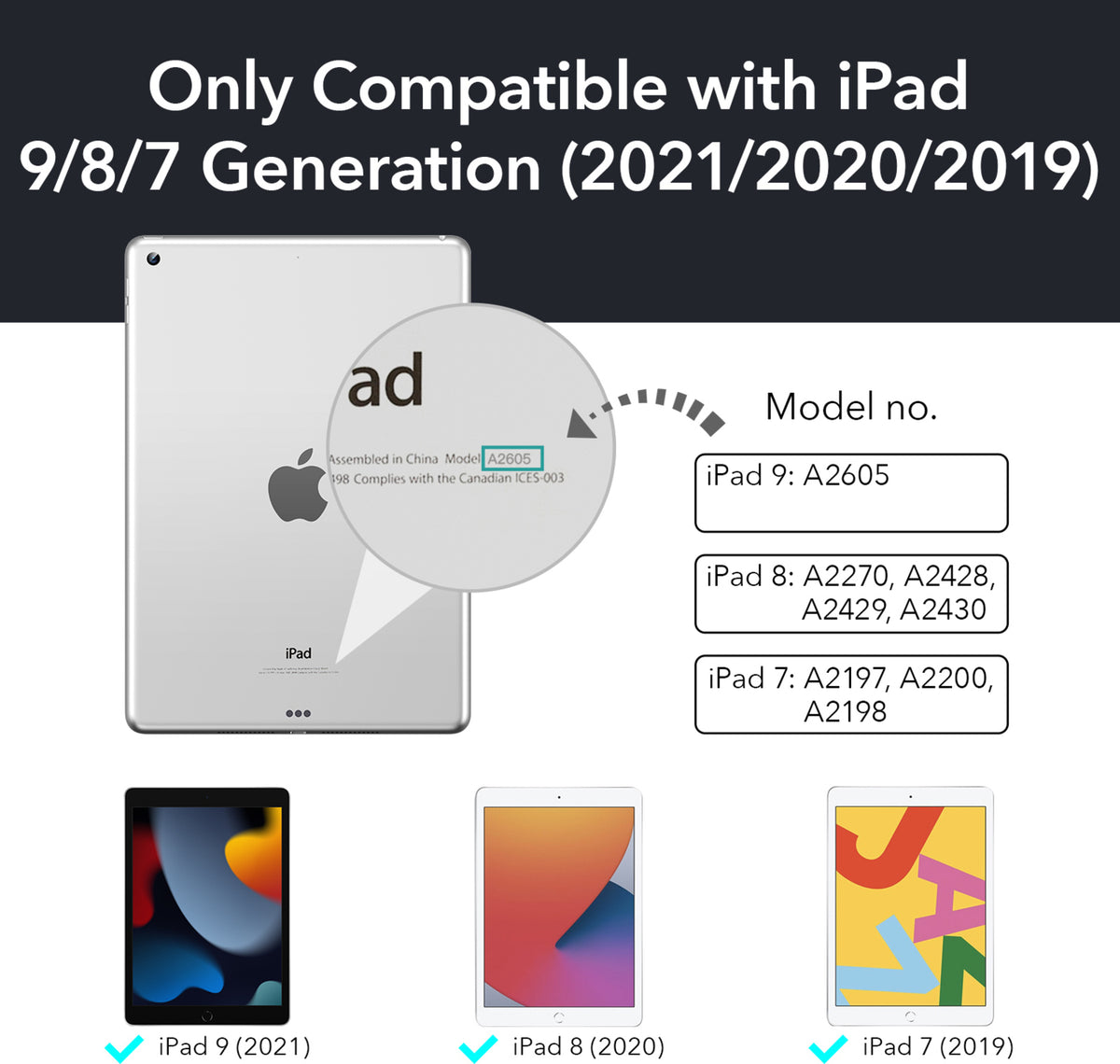 Esr Apple iPad 10.2" (2019–2021 | 7., 8., 9. Nesil | A10 / A12 / A13) Uyumlu Rebound Pencil Case iPad Kılıf
