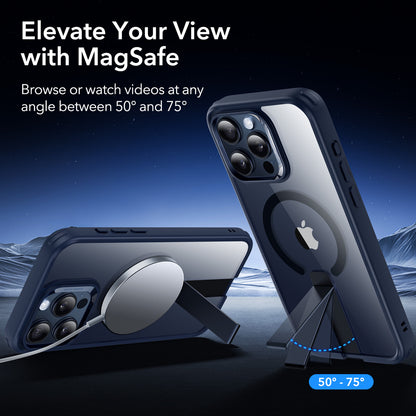 Esr Iphone 15 Pro Max Halolock Magsafe Boost Flick Standlı Kılıf Dark Blue