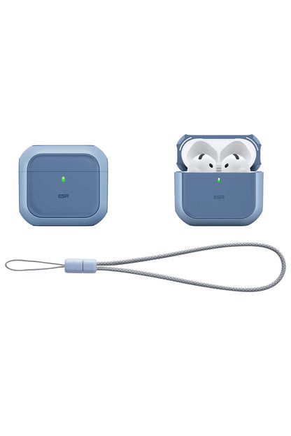ESR Apple Airpods 4 (4.nesil) Orbit Hybrid Magsafe Şarj Destekli Kılıf - Mavi