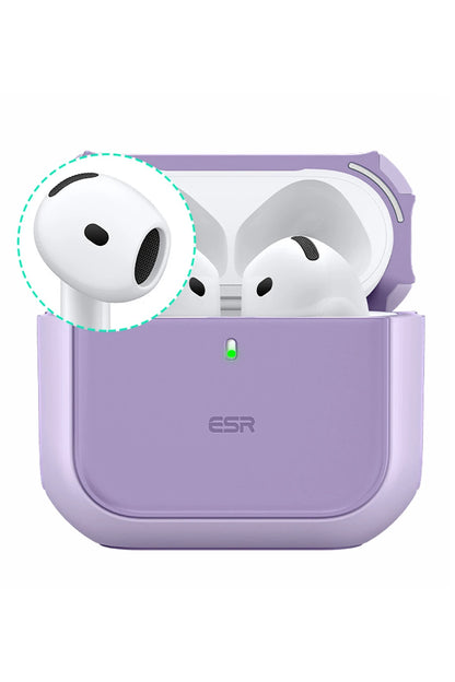 ESR Apple Airpods 4 (4.nesil) Orbit Hybrid Magsafe Şarj Destekli Kılıf - Lila