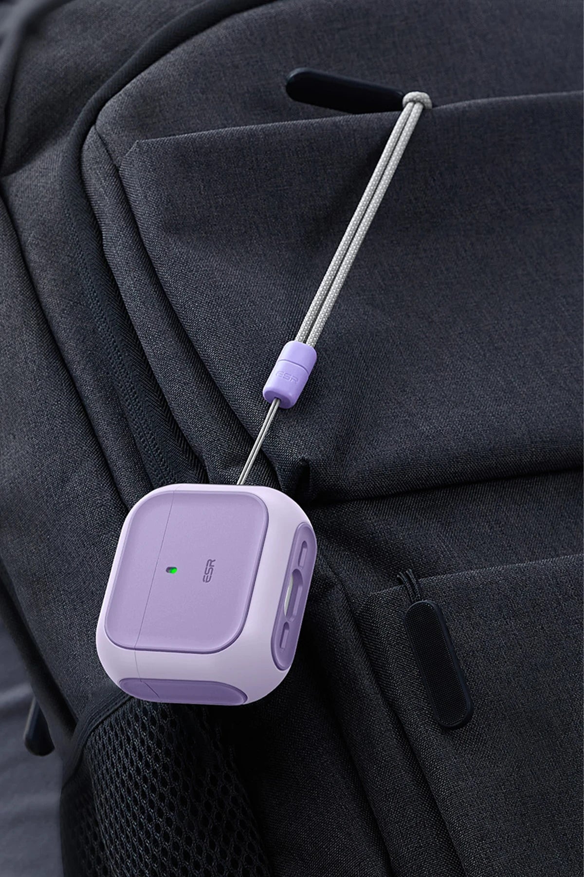 ESR Apple Airpods 4 (4.nesil) Orbit Hybrid Magsafe Şarj Destekli Kılıf - Lila