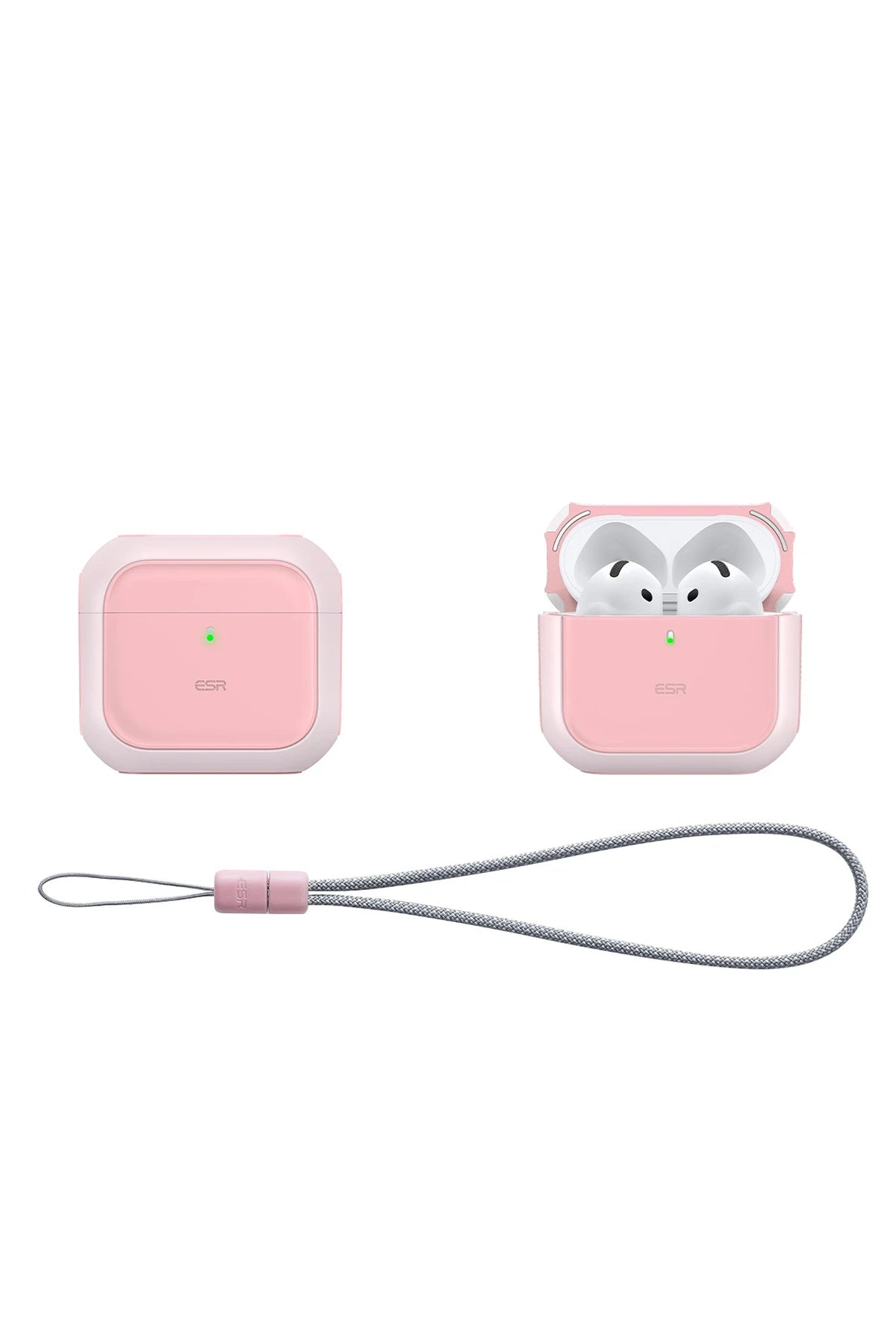 ESR Apple Airpods 4 (4.nesil) Orbit Hybrid Magsafe Şarj Destekli Kılıf - Pembe