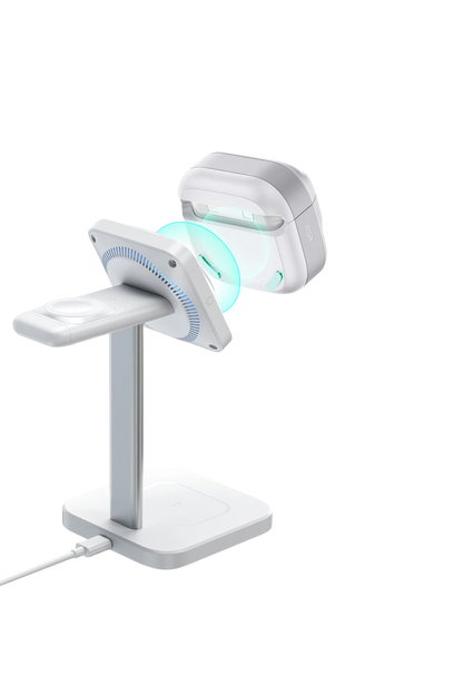 ESR Apple Airpods 4 (4.nesil) Pulse FlickLock Magsafe Şarj Destekli Kilitli Kılıf - Beyaz