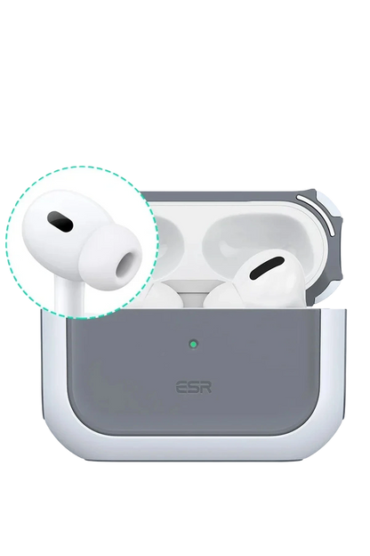 ESR Apple Airpods Pro 2 (2.Nesil) Orbit Hybrid Magsafe Şarj Destekli Kılıf - Beyaz