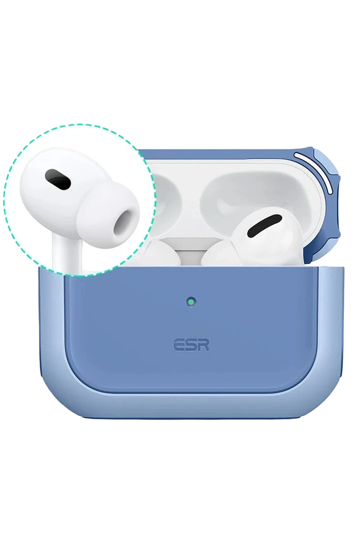 ESR Apple Airpods Pro 2 (2.Nesil) Orbit Hybrid Magsafe Şarj Destekli Kılıf - Mavi