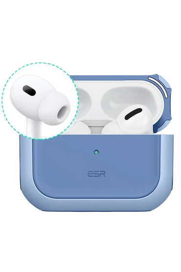 ESR Apple Airpods Pro 2 (2.Nesil) Orbit Hybrid Magsafe Şarj Destekli Kılıf - Mavi