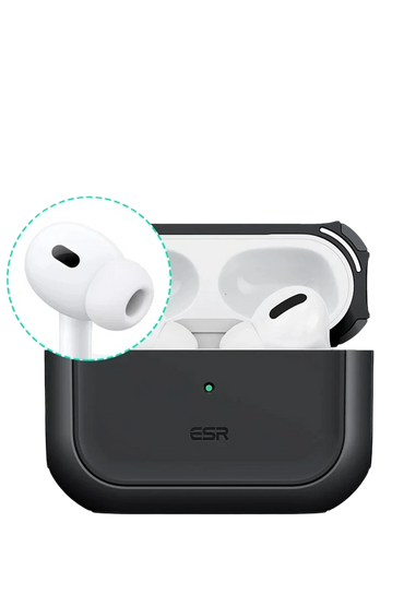 ESR Apple Airpods Pro 2 (2.Nesil) Orbit Hybrid Magsafe Şarj Destekli Kılıf - Siyah