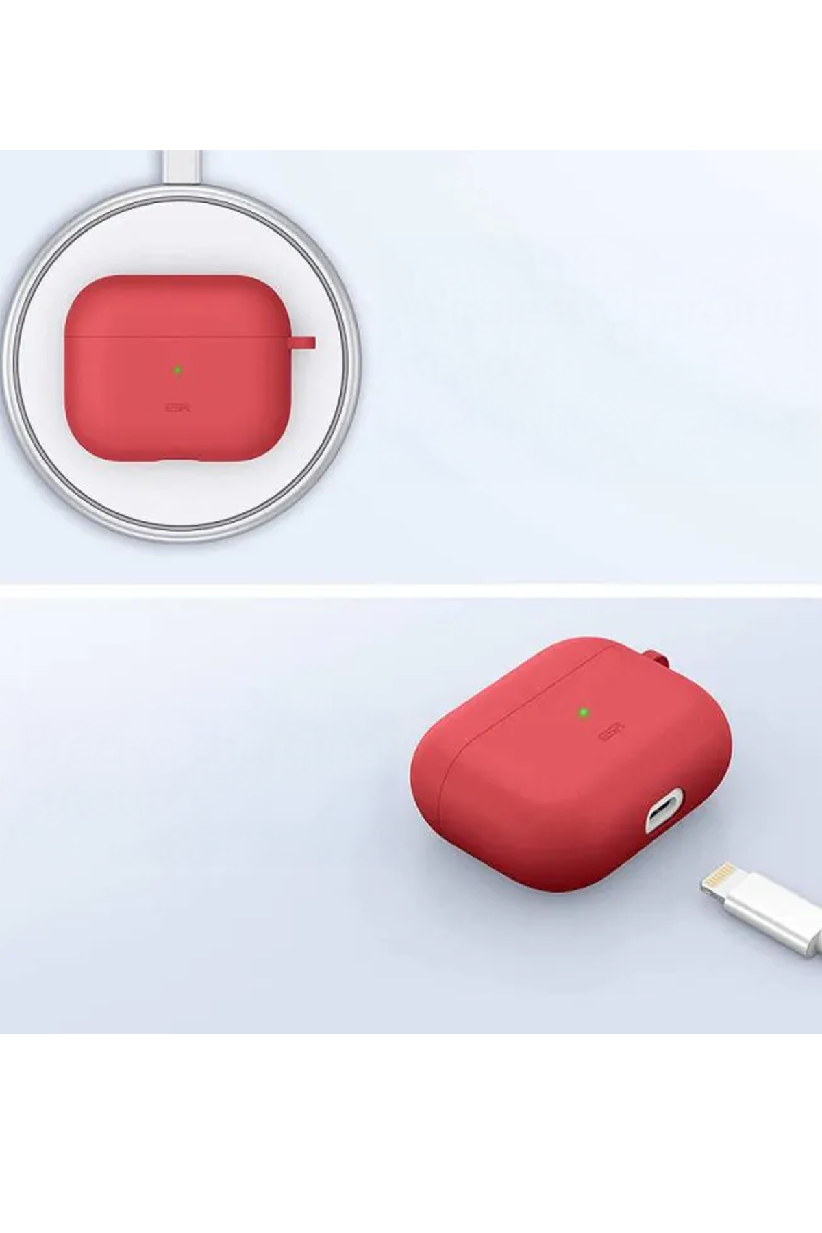 ESR Apple Airpods 3 (3.nesil) Bounce Carrying Kılıf - Kırmızı