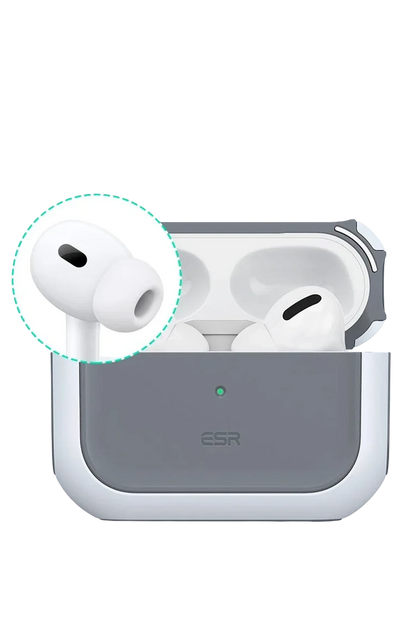 ESR Apple Airpods Pro 3 (3.Nesil) Orbit Hybrid Magsafe Şarj Destekli Kılıf - Beyaz