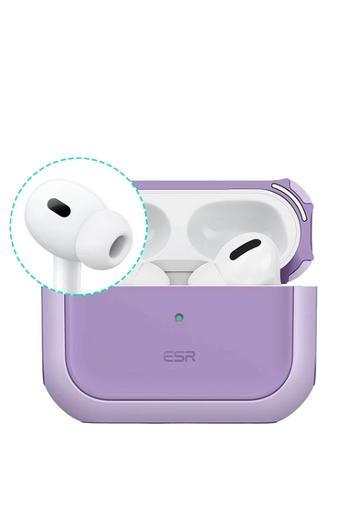 ESR Apple Airpods Pro 3 (3.Nesil) Orbit Hybrid Magsafe Şarj Destekli Kılıf - Lila