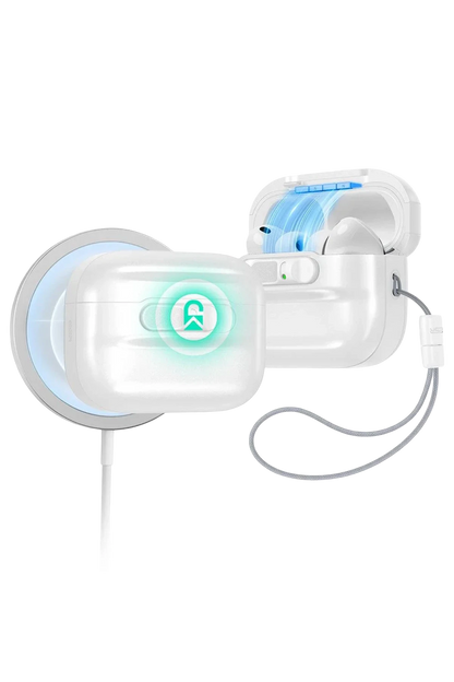 ESR Apple Airpods Pro 3 (3.Nesil) Pulse FlickLock Magsafe Şarj Destekli Kilitli Kılıf - Beyaz