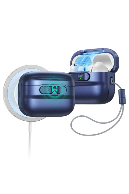 ESR Apple Airpods Pro 3 (3.Nesil) Pulse FlickLock Magsafe Şarj Destekli Kilitli Kılıf - Lacivert