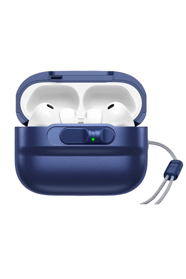 ESR Apple Airpods Pro 3 (3.Nesil) Pulse FlickLock Magsafe Şarj Destekli Kilitli Kılıf - Lacivert