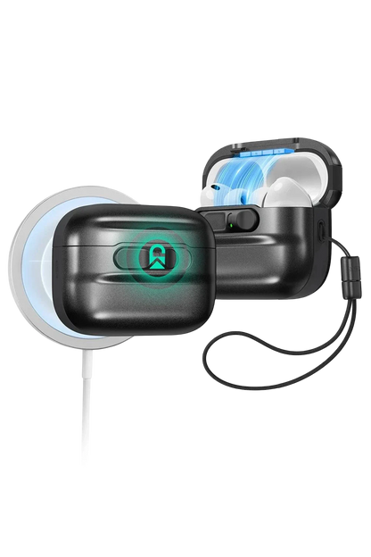 ESR Apple Airpods Pro 3 (3.Nesil) Pulse FlickLock Magsafe Şarj Destekli Kilitli Kılıf - Siyah