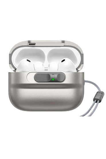ESR Apple Airpods Pro 3 (3.Nesil) Pulse FlickLock Magsafe Şarj Destekli Kilitli Kılıf - Titan Gri