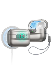 ESR Apple Airpods Pro 3 (3.Nesil) Pulse FlickLock Magsafe Şarj Destekli Kilitli Kılıf - Titan Gri