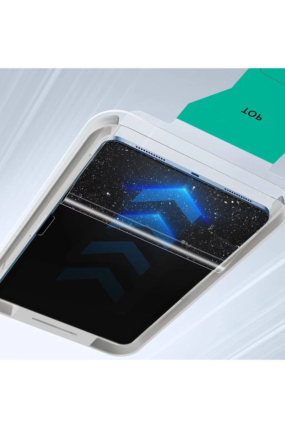 ESR Apple iPad 2025 10.9 (10.Nesil) UltraFit Classic AutoKit 2 Adet Tablet Cam Ekran Koruyucu - Şeffaf