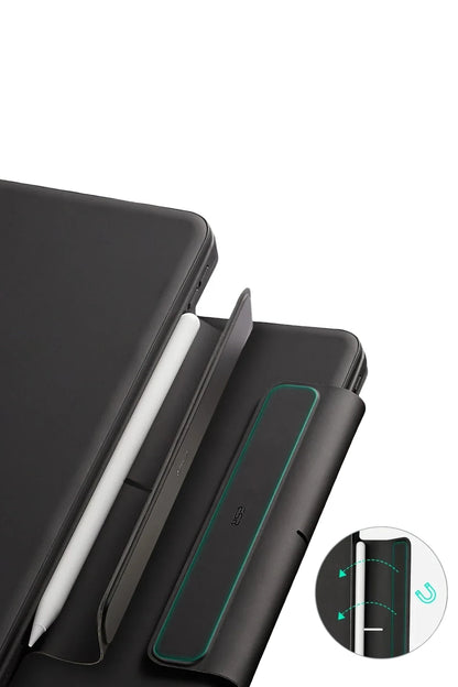 ESR Apple iPad Air 11 (2024) Rebound Manyetik Klavyeli 360 Tablet Kılıfı - Siyah
