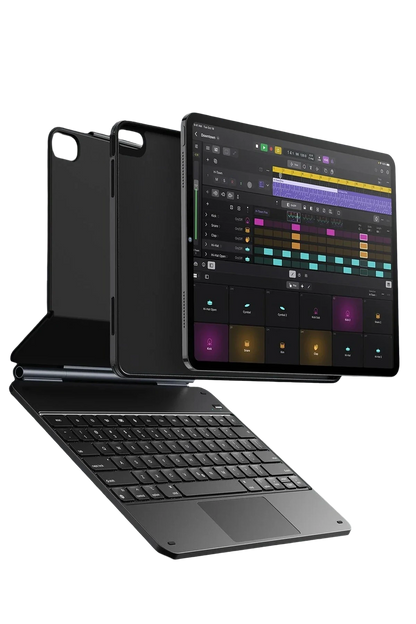 ESR Apple iPad Air 11 (2024) Rebound Manyetik Klavyeli 360 Tablet Kılıfı - Siyah