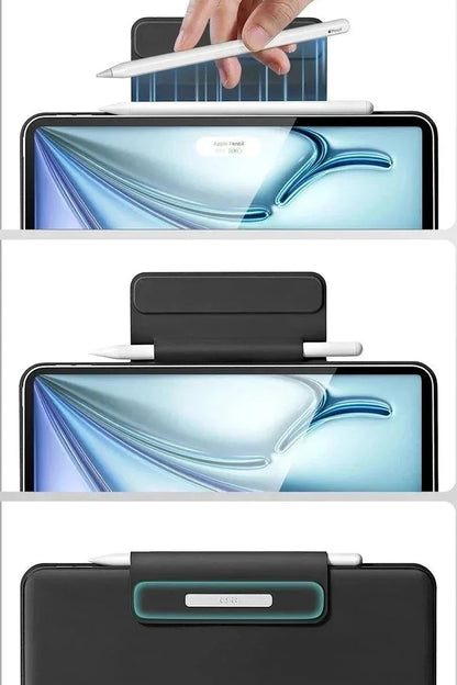 ESR Apple iPad Air 11 (2024) Rebound Manyetik Klavyeli Tablet Kılıfı - Siyah