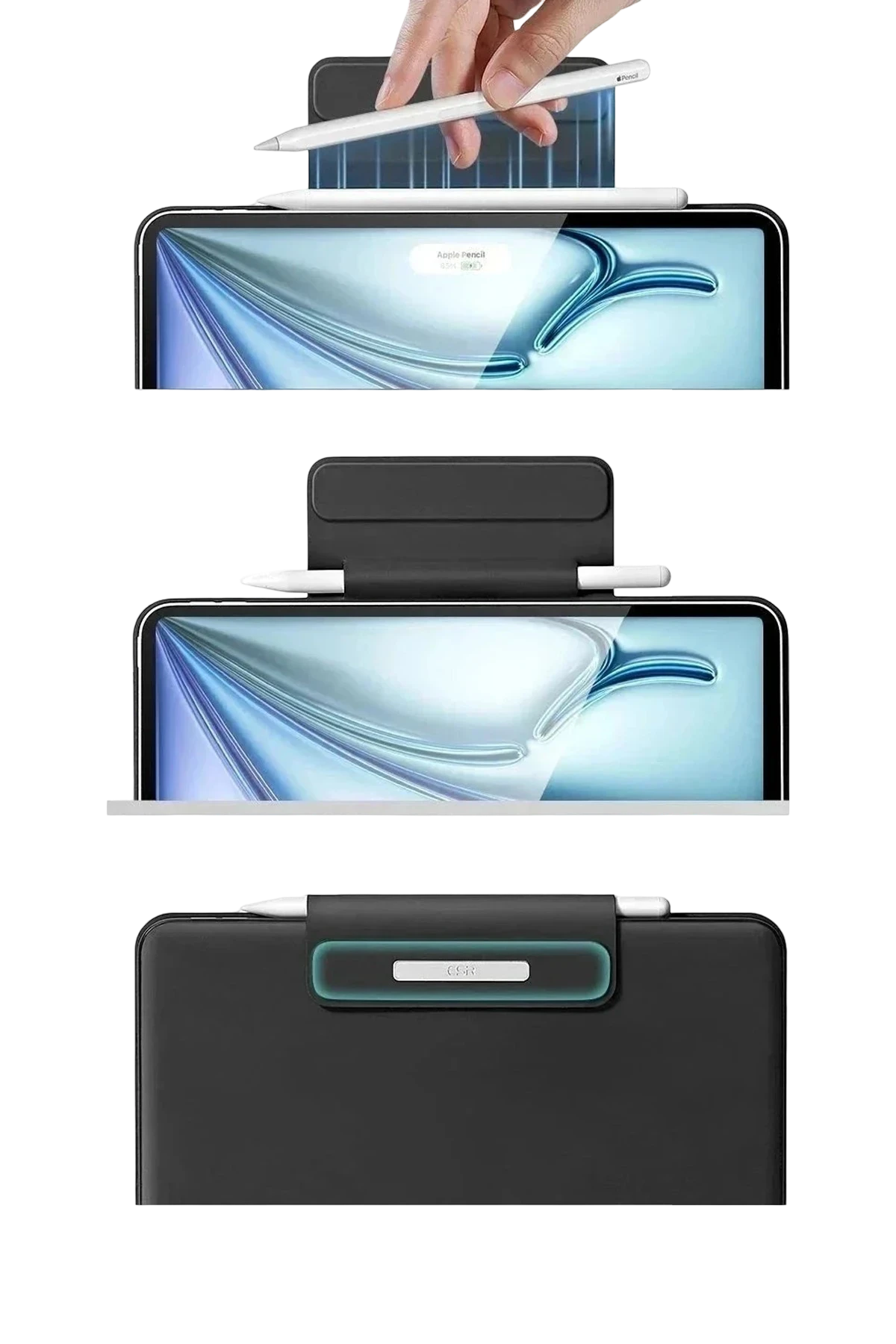 ESR Apple iPad Air 11 (2024) Rebound Manyetik Tablet Kılıfı - Siyah