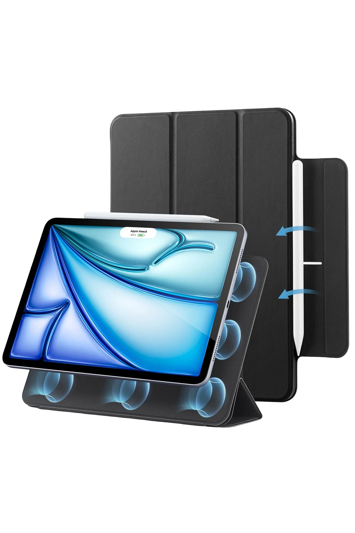 ESR Apple iPad Air 11 (2024) Rebound Manyetik Tablet Kılıfı - Siyah