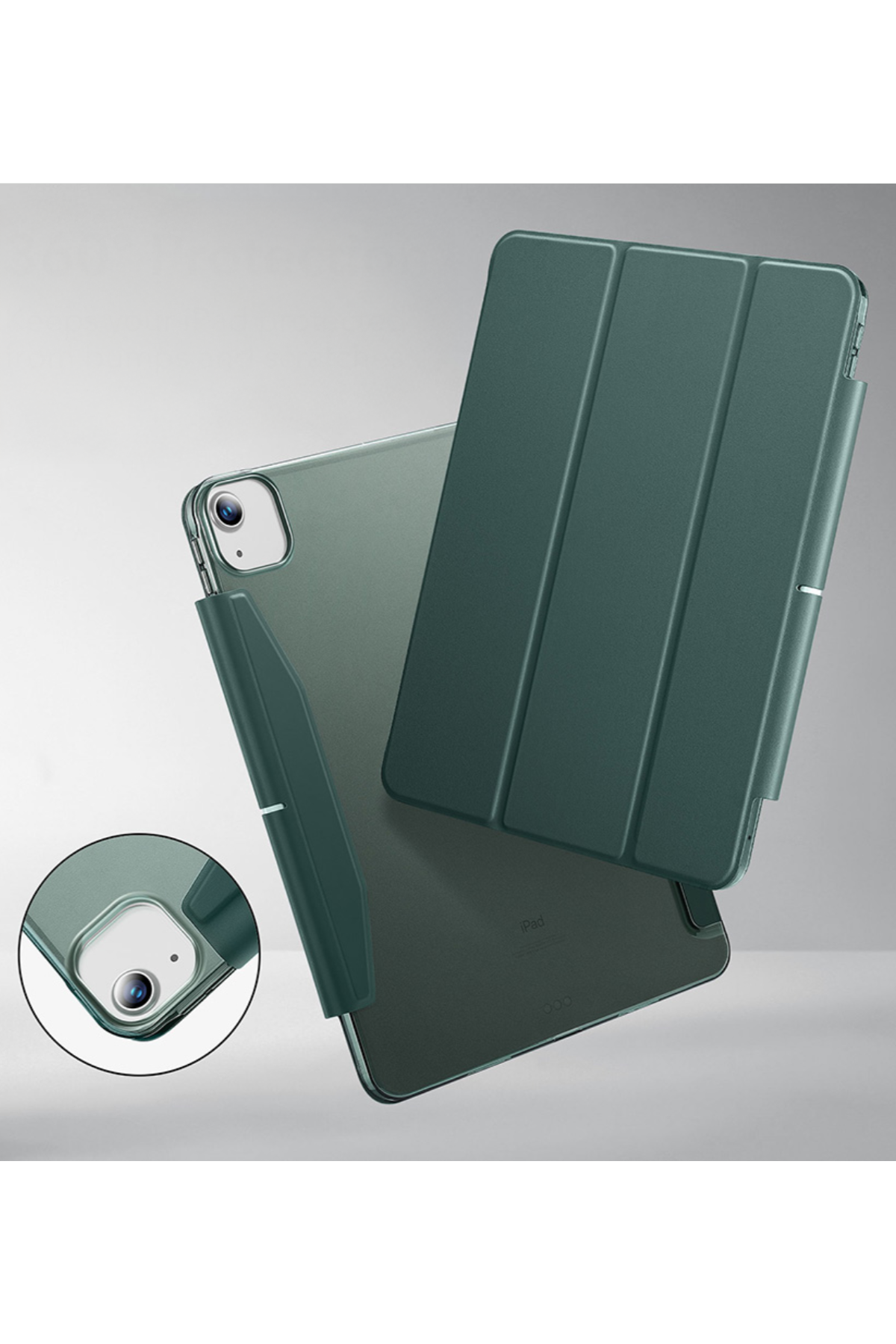 ESR Apple iPad Air 13 (2024) Ascend Trifold Tablet Kılıfı - Koyu Yeşil
