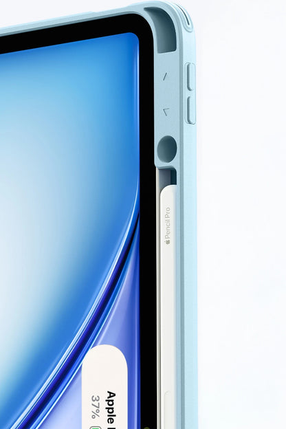 ESR Apple iPad Air 13 (2024) Flip Hybrid Kalemlikli Tablet Kılıfı - Açık Mavi