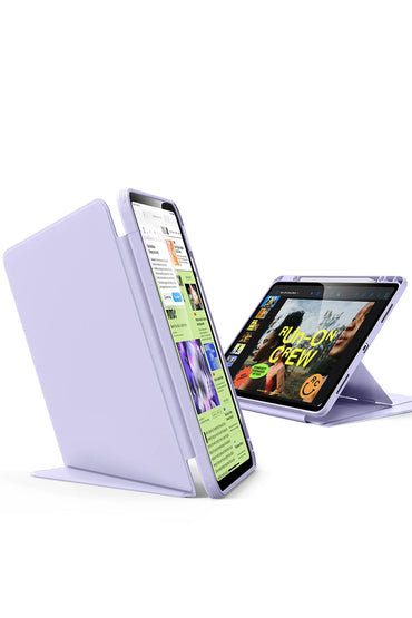 ESR Apple iPad Air 13 (2024) Flip Hybrid Kalemlikli Tablet Kılıfı - Mor