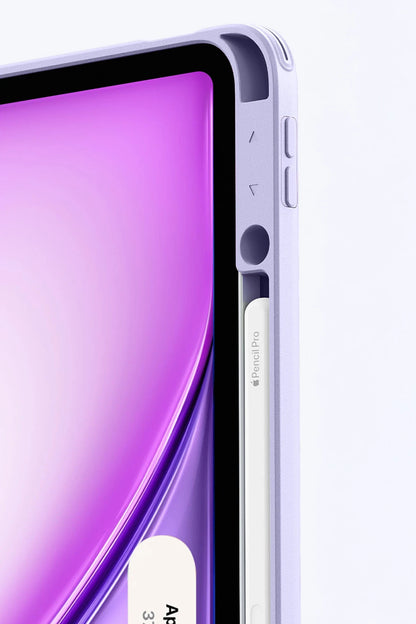 ESR Apple iPad Air 13 (2024) Flip Hybrid Kalemlikli Tablet Kılıfı - Mor
