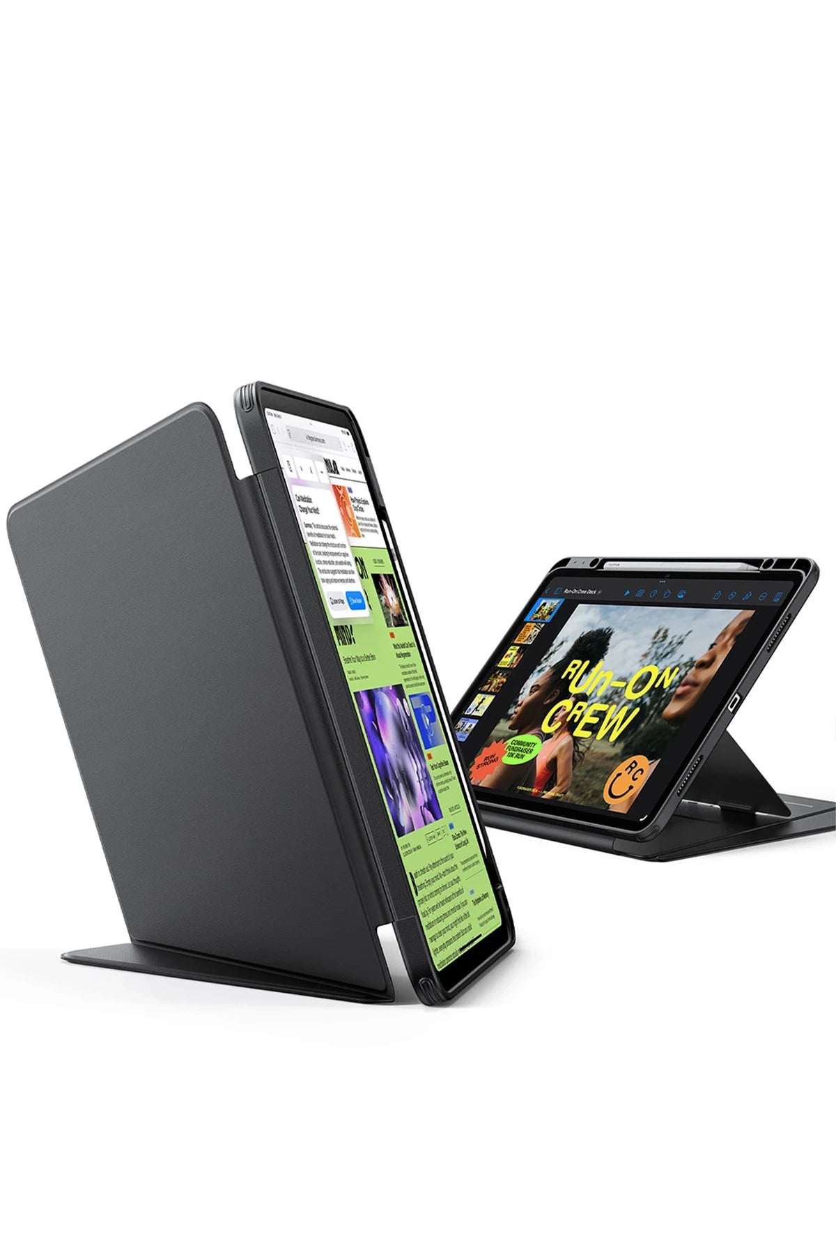 ESR Apple iPad Air 13 (2024) Flip Hybrid Kalemlikli Tablet Kılıfı - Siyah