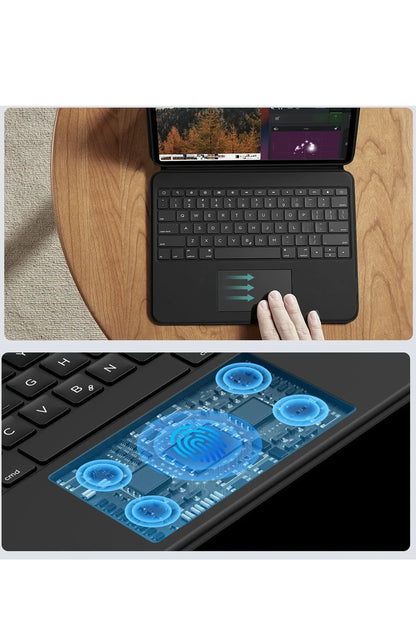 ESR Apple iPad Pro 11 (2024) Ascend Klavyeli Tablet Kılıfı - Siyah