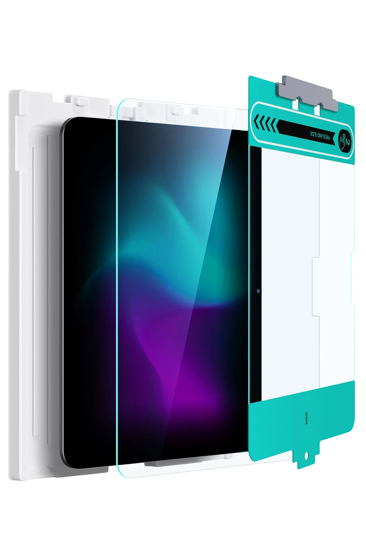 ESR Apple iPad Pro 11 (2024) AutoKit HD Tablet Cam Ekran Koruyucu - Şeffaf