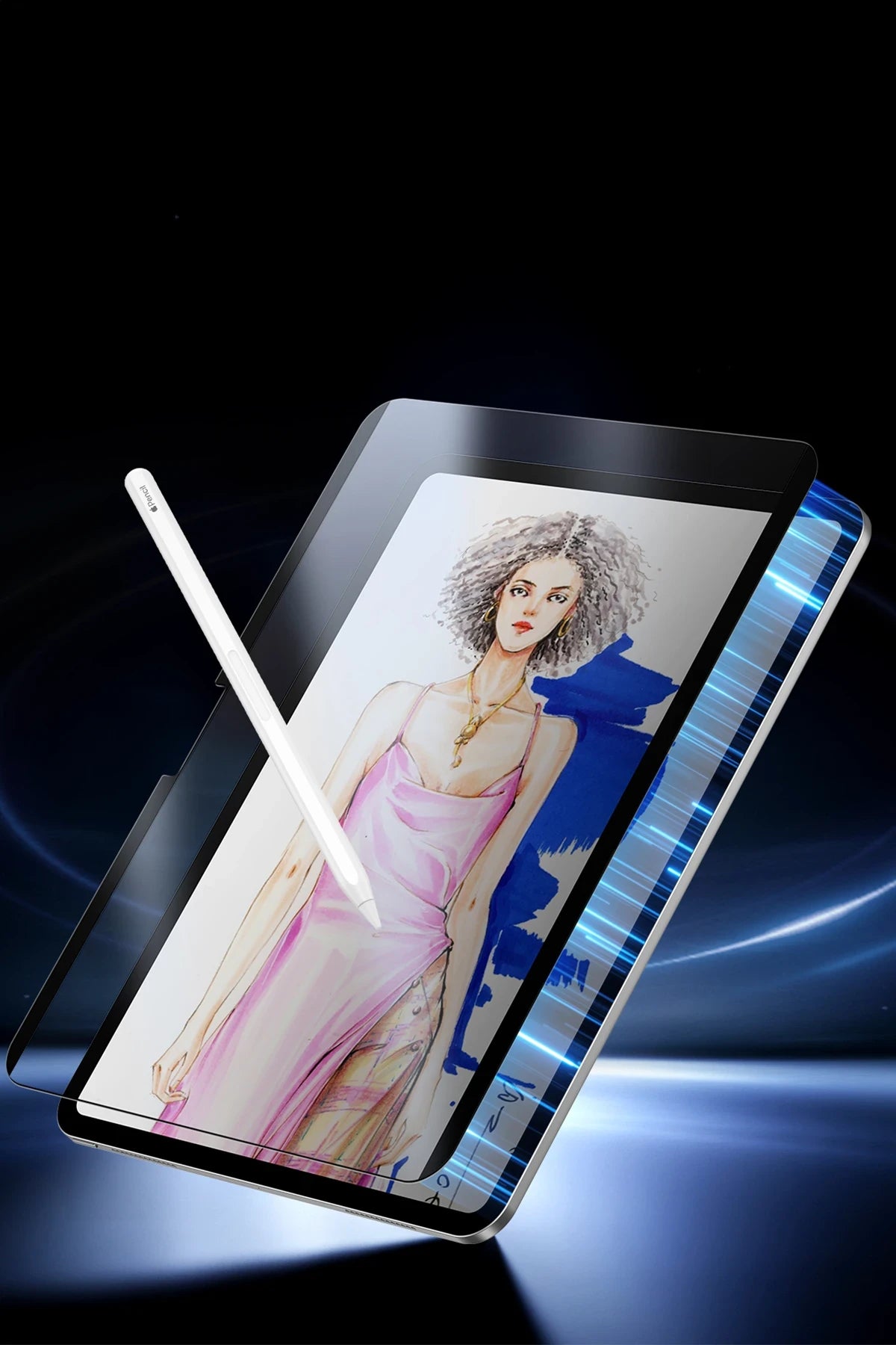 ESR Apple iPad Pro 11 (2024) Paper-Feel Manyetik Tablet Ekran Koruyucu - Şeffaf