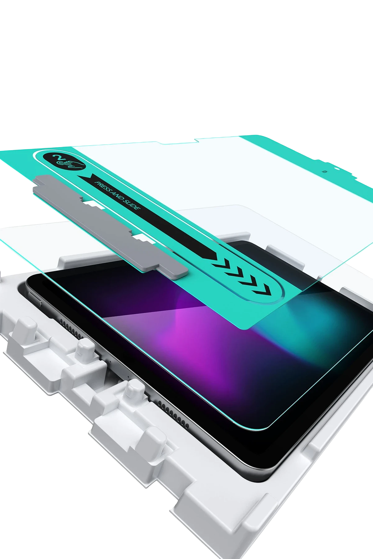 ESR Apple iPad Pro 13 (2024) AutoKit HD Tablet Cam Ekran Koruyucu - Şeffaf