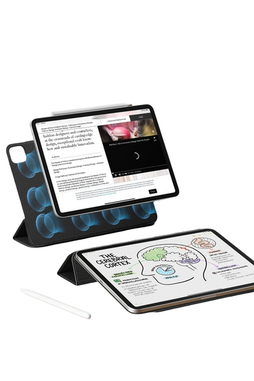 ESR Apple iPad Pro 13 (2024) Rebound Manyetik Tablet Kılıfı - Lila
