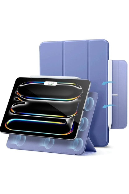 ESR Apple iPad Pro 13 (2024) Rebound Manyetik Tablet Kılıfı - Lila