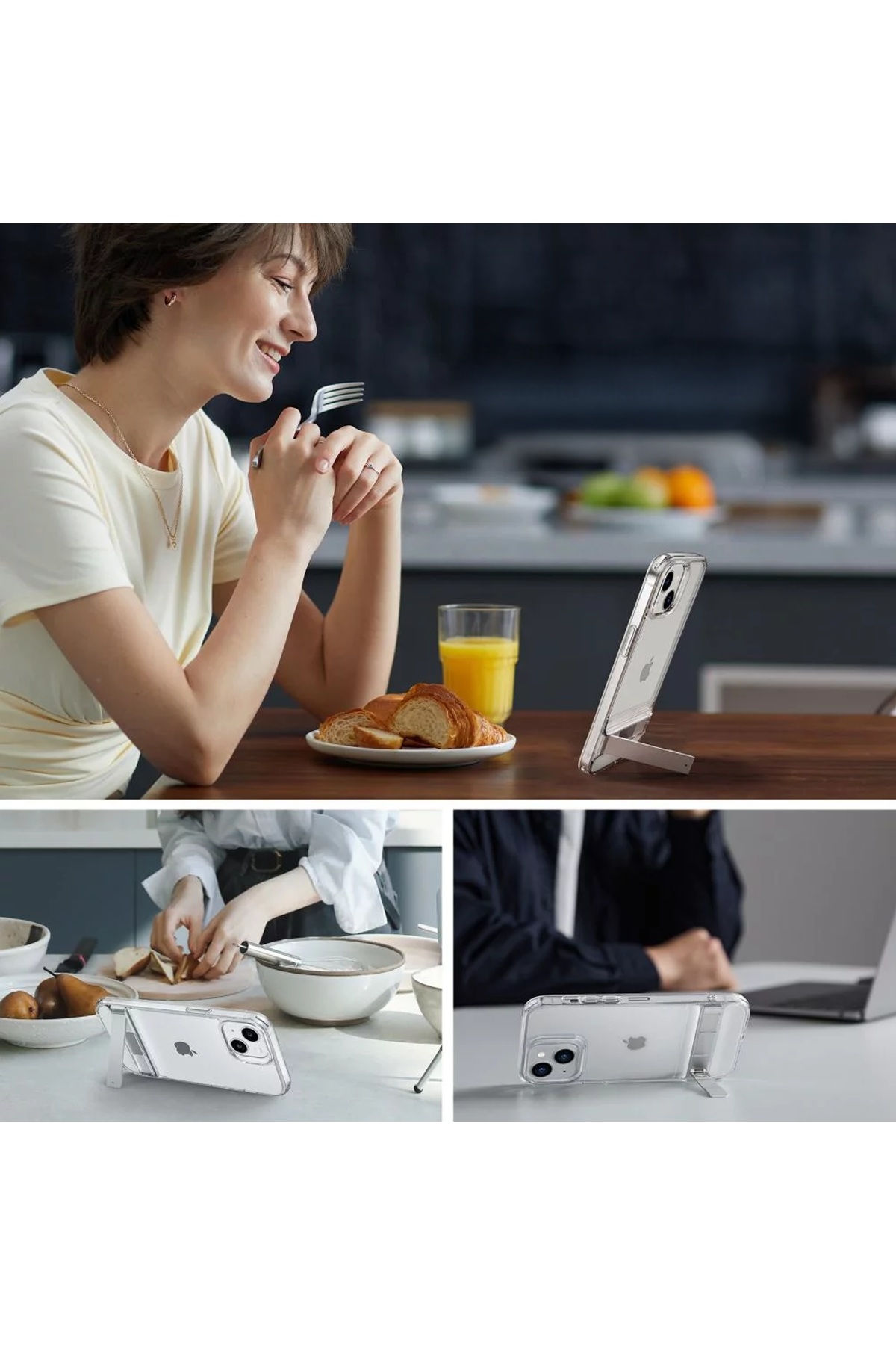 ESR Apple iPhone 14 Plus Air Shield Boost Standlı Kapak - Şeffaf